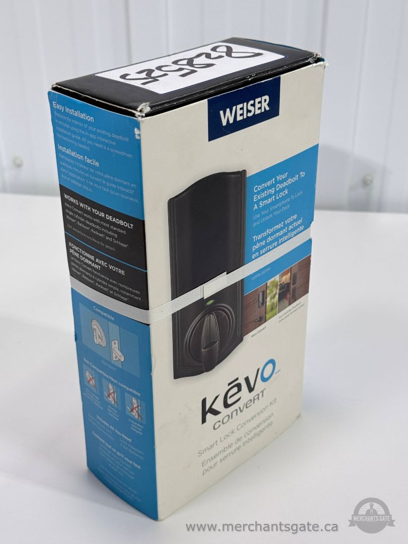 Weiser Kevo Convert Smart Lock Conversion Kit Bluetooth Deadbolt New Open Box