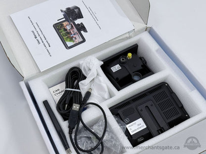 Wireless Magnetic Solar Backup Camera System 5" Monitor New Open Box