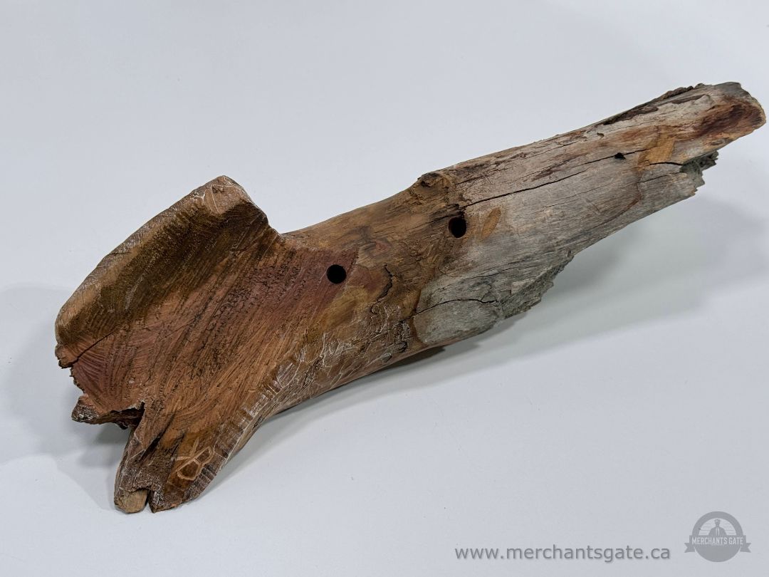 Hand Carved Wood Spirit Driftwood Wall Hanging 19" Rustic Folk Art