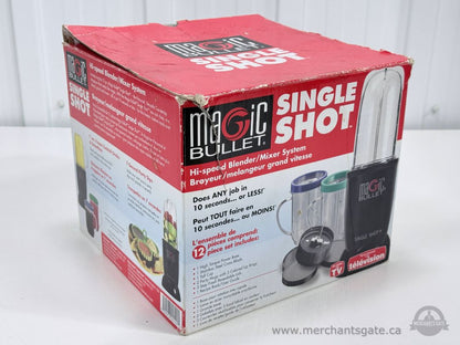 Magic Bullet Single Shot Blender Complete in Box Barely Used