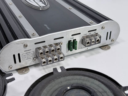 Tsunami dB4440 4-Channel Car Amplifier + Alpine SPE-1320 5.25" Speakers