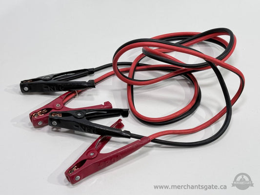 12' Medium Duty Booster Jumper Cables Battery Cables with Clamps