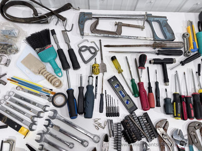 Huge Mixed Mechanic Hand Tool Lot Sockets Ratchets Wrenches Pliers Screwdrivers