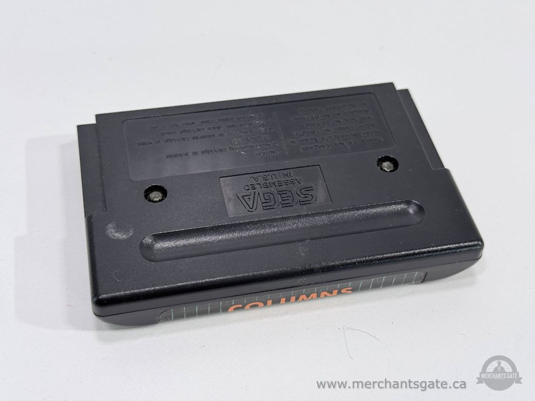 Columns Sega Genesis Cartridge Original Game