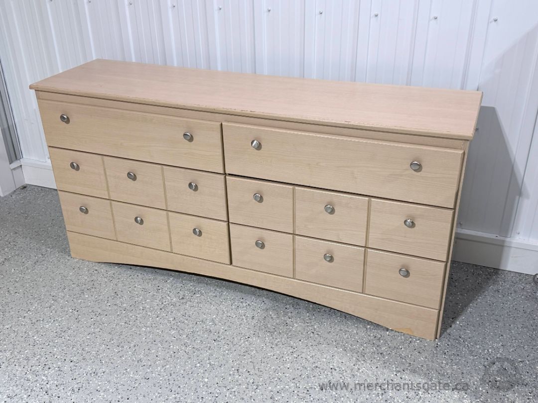 Dynamic Furniture Corp 9 Drawer Dresser Made in Canada 62" Wide