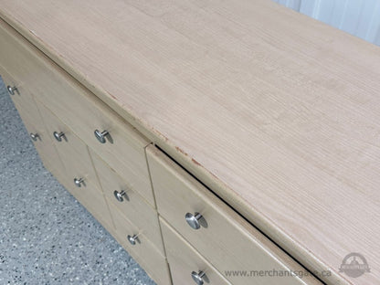 Dynamic Furniture Corp 9 Drawer Dresser Made in Canada 62" Wide