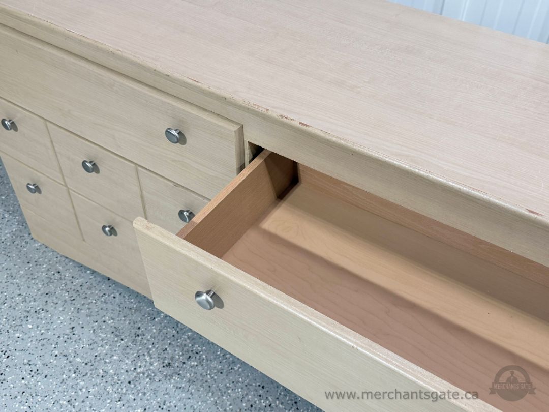 Dynamic Furniture Corp 9 Drawer Dresser Made in Canada 62" Wide
