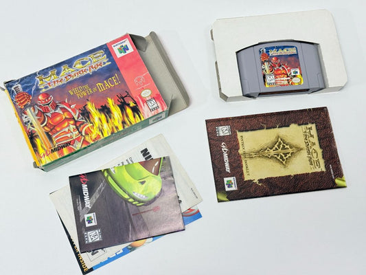 Mace The Dark Age Nintendo 64 N64 Complete In Box CIB With Manual Poster Reg Card