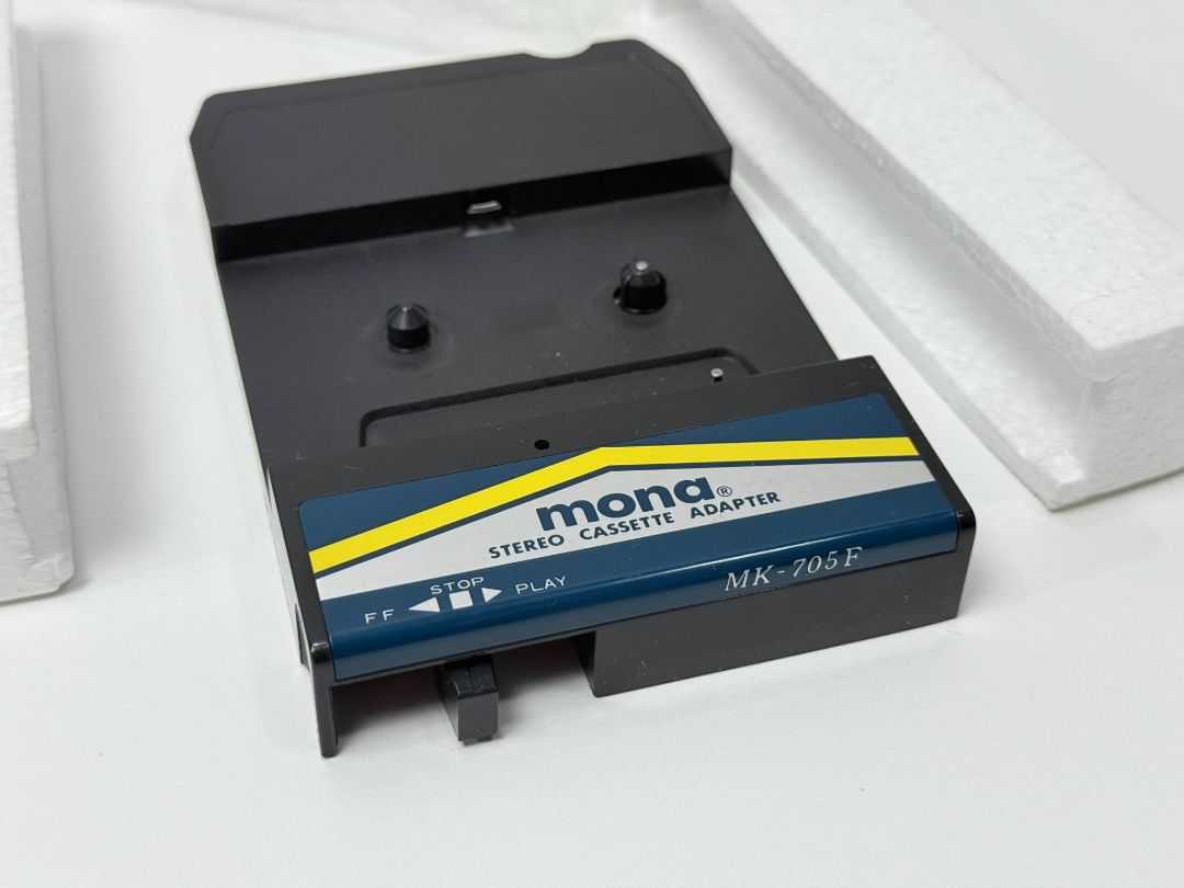 Mona MK 705F Stereo Cassette Adapter Vintage NOS Japan With Box