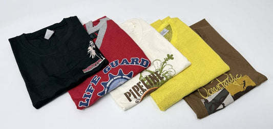 Lot of 5 Size L Sport Shirts 4 Tshirts 1 Tank Mixed Colours And Brands Like New