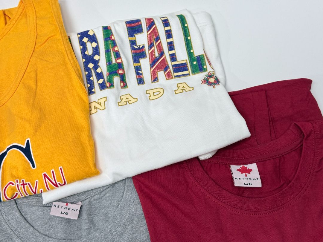 Vintage Canada Travel T Shirts Lot Size Large 7 Pieces