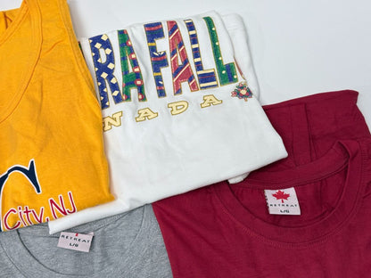 Vintage Canada Travel T Shirts Lot Size Large 7 Pieces