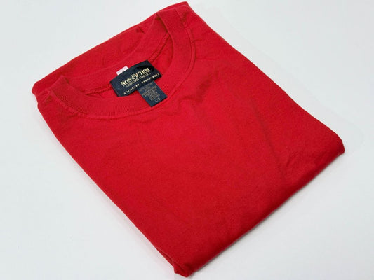 Vintage Non Fiction Tiger Brand Made In Canada Red Cotton Tshirt Size L Like New