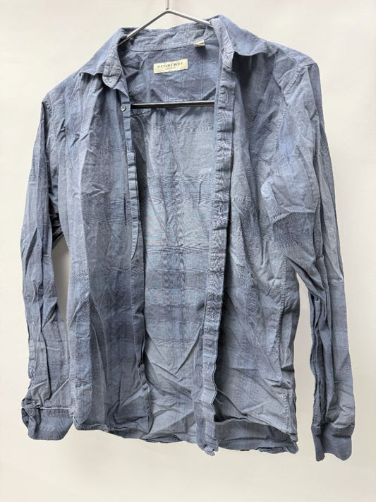 Burberry London Mens Button Down Shirt Size Small 100 Percent Cotton