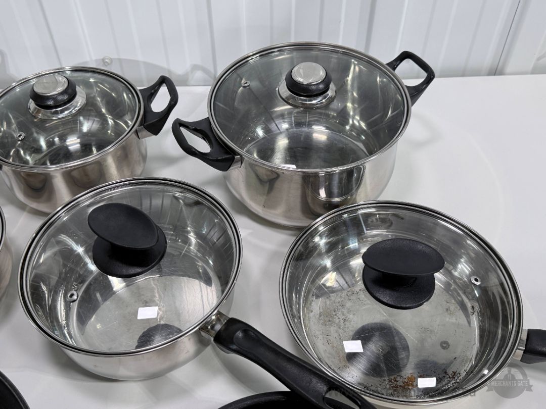 8 Piece Stainless Steel Cookware Set Cuisina Classica Calphalon JennAir