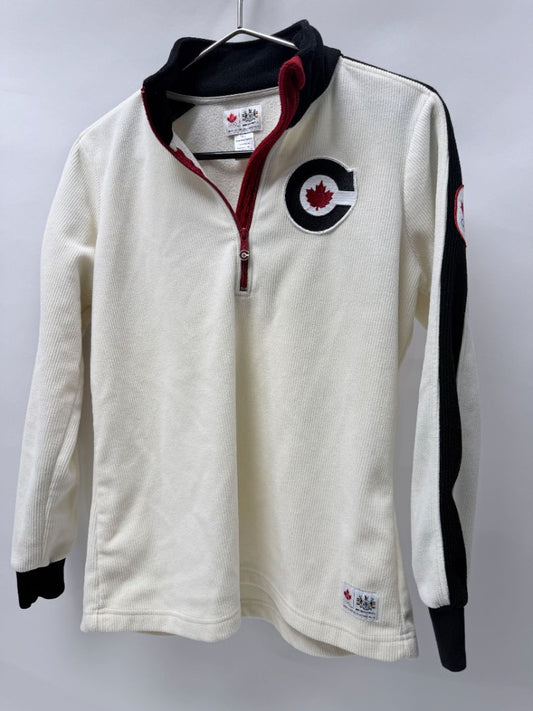 Hudsons Bay Canada Olympic Fleece Pullover Womens Large 2010 Vancouver Games