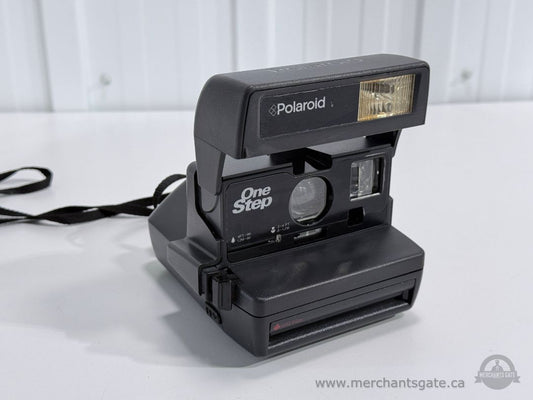Vintage Polaroid OneStep 600 Instant Film Camera Black Retro Photography