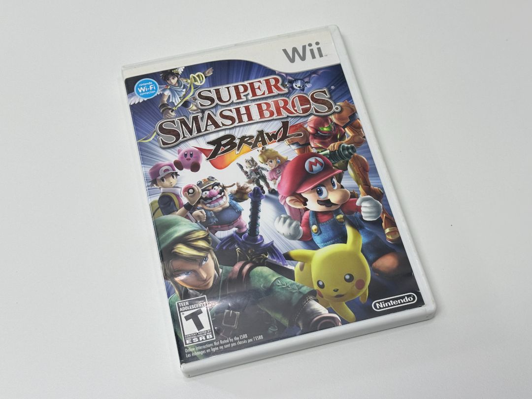 Super Smash Bros Brawl Nintendo Wii Complete With Case And Manual