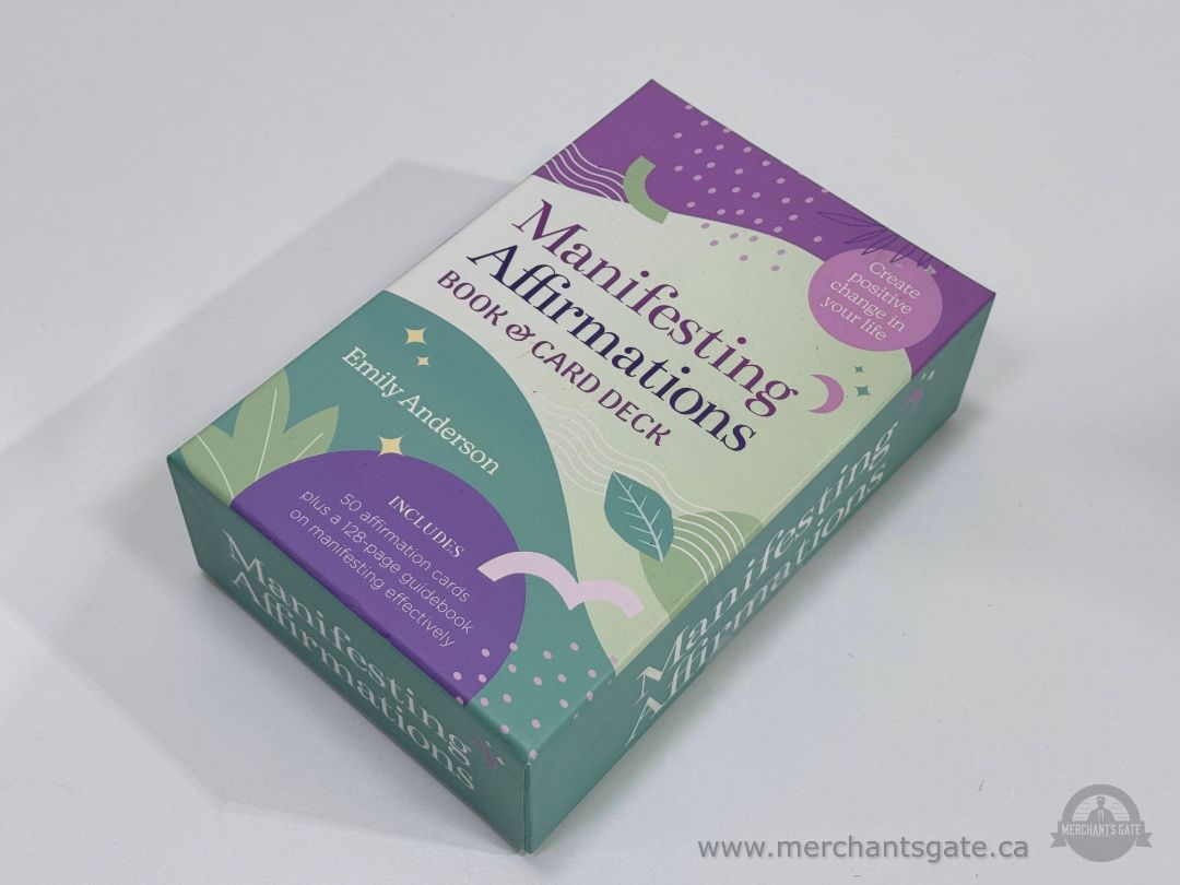 Manifesting Affirmations Book & Card Deck Emily Anderson 50 Cards + Guidebook New