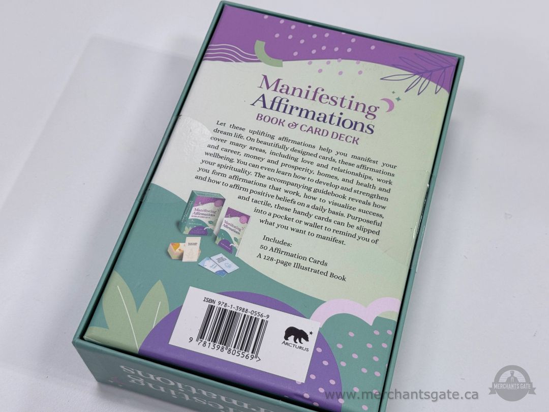 Manifesting Affirmations Book & Card Deck Emily Anderson 50 Cards + Guidebook New