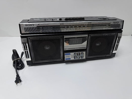 Sony CFS 270 Vintage Boombox AM FM Stereo Cassette Player Recorder Portable