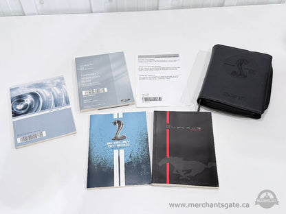2010 Ford Mustang Shelby GT500 SVT Owner's Manual Set w/ Cobra Case OEM