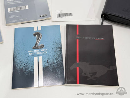 2010 Ford Mustang Shelby GT500 SVT Owner's Manual Set w/ Cobra Case OEM