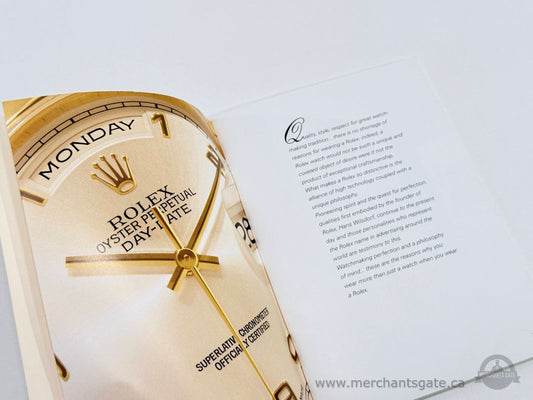 2000 Rolex Oyster Perpetual Watch Catalogue Booklet 132.02 Eng Genuine Vintage