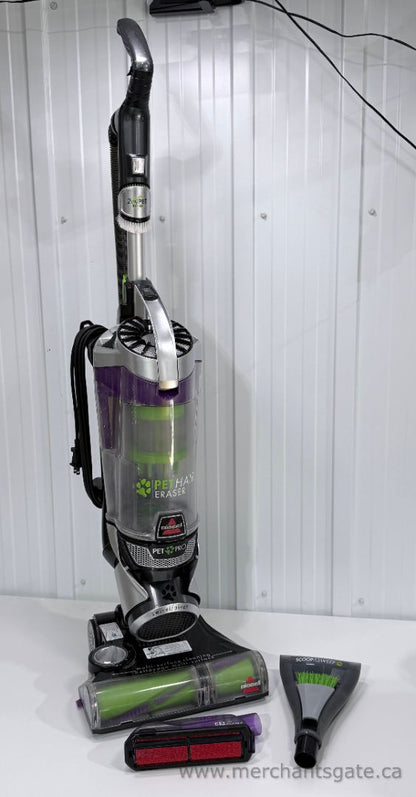 Bissell Pet Hair Eraser Pet Pro Upright Vacuum + 2 Attachments - Cleaned & Tested