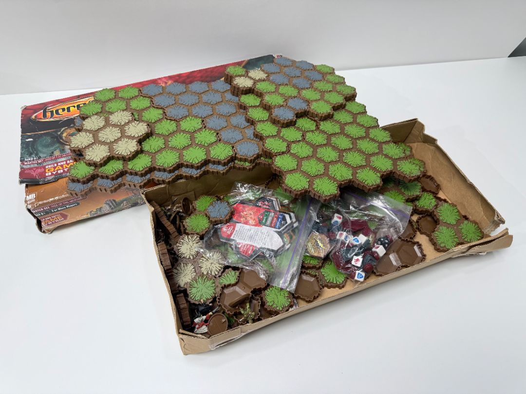 Heroscape Rise of The Valkyrie Master Set Board Game Incomplete 19 Figures Terrain Parts
