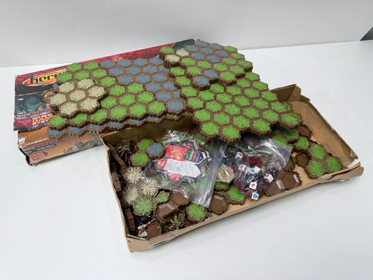 Heroscape Rise of The Valkyrie Master Set Board Game Incomplete 19 Figures Terrain Parts