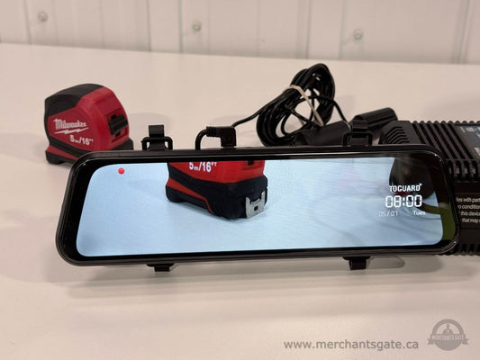10" 1080P HD Mirror Dash Cam Front & Rear Camera + microSD Card