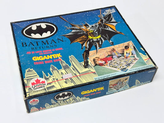 Batman Returns Gigantik Crime Wave Board Game 1992 Canada Games Complete Vintage DC Collectible
