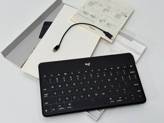 Logitech Keys To Go Super Slim Bluetooth Keyboard For iPad iPhone Apple TV With Box