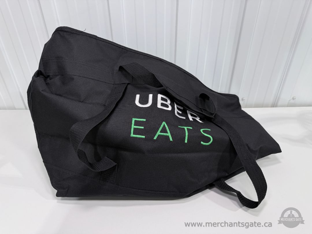 Uber Eats Large Insulated Food Delivery Catering Bag 27" x 20" Black