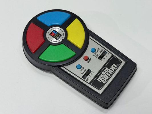 Vintage Pocket Simon Electronic Handheld Game MB 1980s Memory Toy