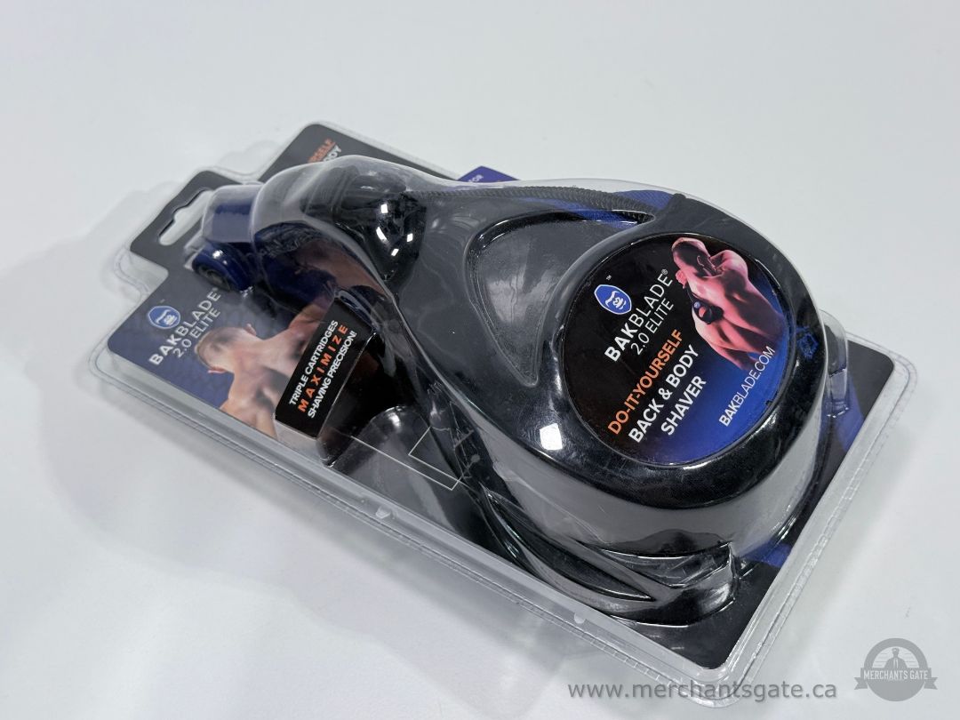 New Bakblade 2.0 Elite Back & Body Shaver Triple Cartridge Hair Removal Razor