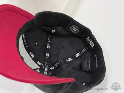 New Era 39THIRTY Ford Mustang Running Horse Logo Hat Cap S/M Black Red
