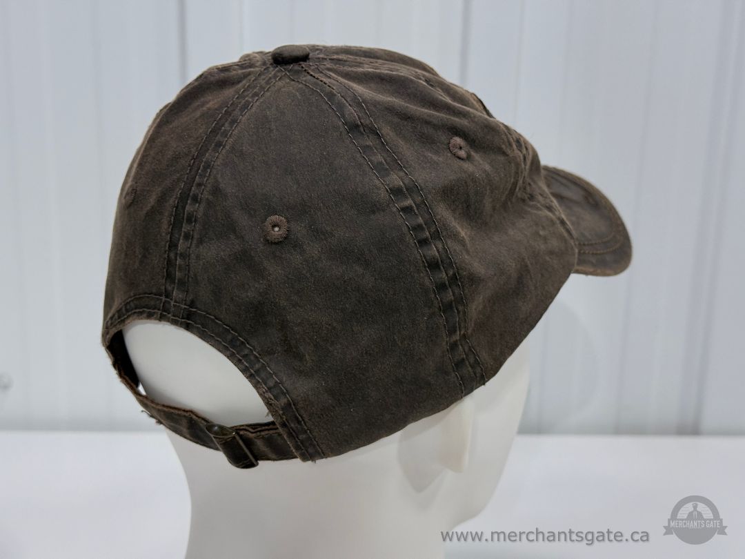 Hard Rock Couture Ottawa Distressed Brown Embroidered Baseball Hat Cap Adjustable