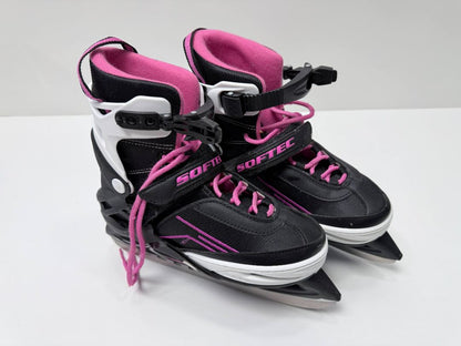 Jackson Ultima Softec Vibe Adjustable Ice Skates Womens Girls Size 6 -9