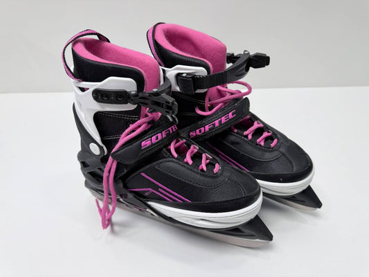Jackson Ultima Softec Vibe Adjustable Ice Skates Womens Girls Size 6 -9