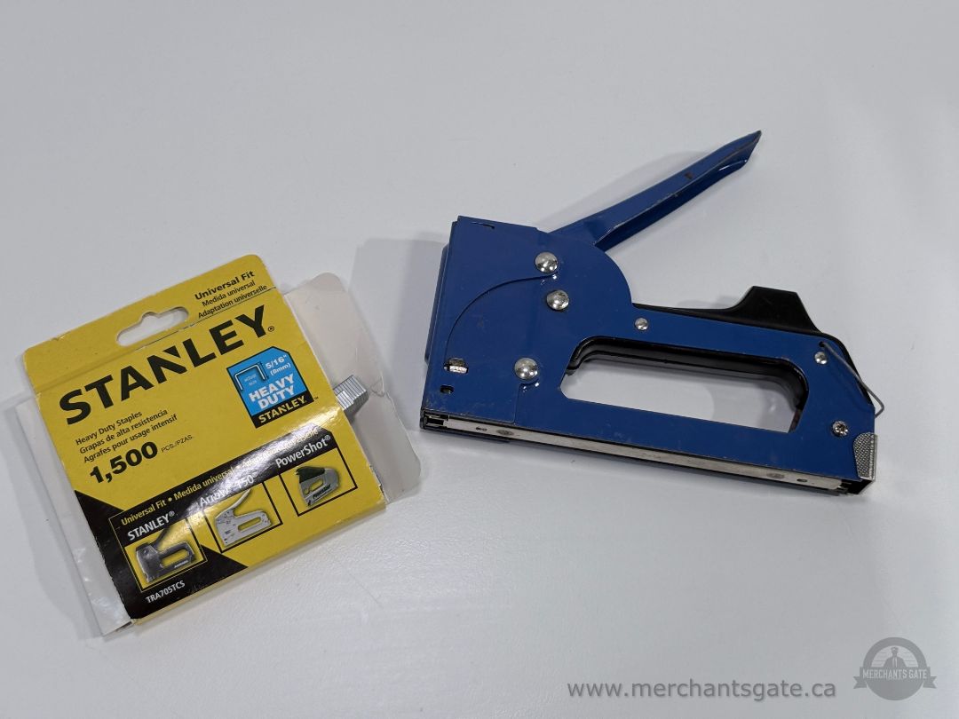 Arrow T50 Heavy Duty Staple Gun Tacker with Stanley 5/16" Staples