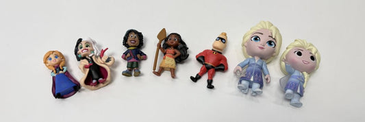 Disney Figurine Lot Frozen Moana Incredibles Encanto Villain Toys Collectible Figures