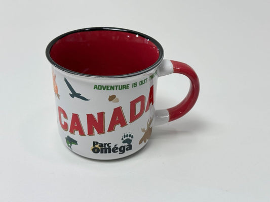 Parc Omega Canada Souvenir Camping Mug Enamel Cup New
