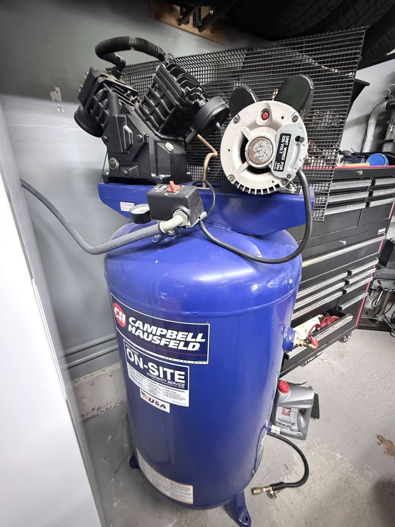 Campbell Hausfeld 80-Gallon 5 HP Vertical Shop Air Compressor – 230V