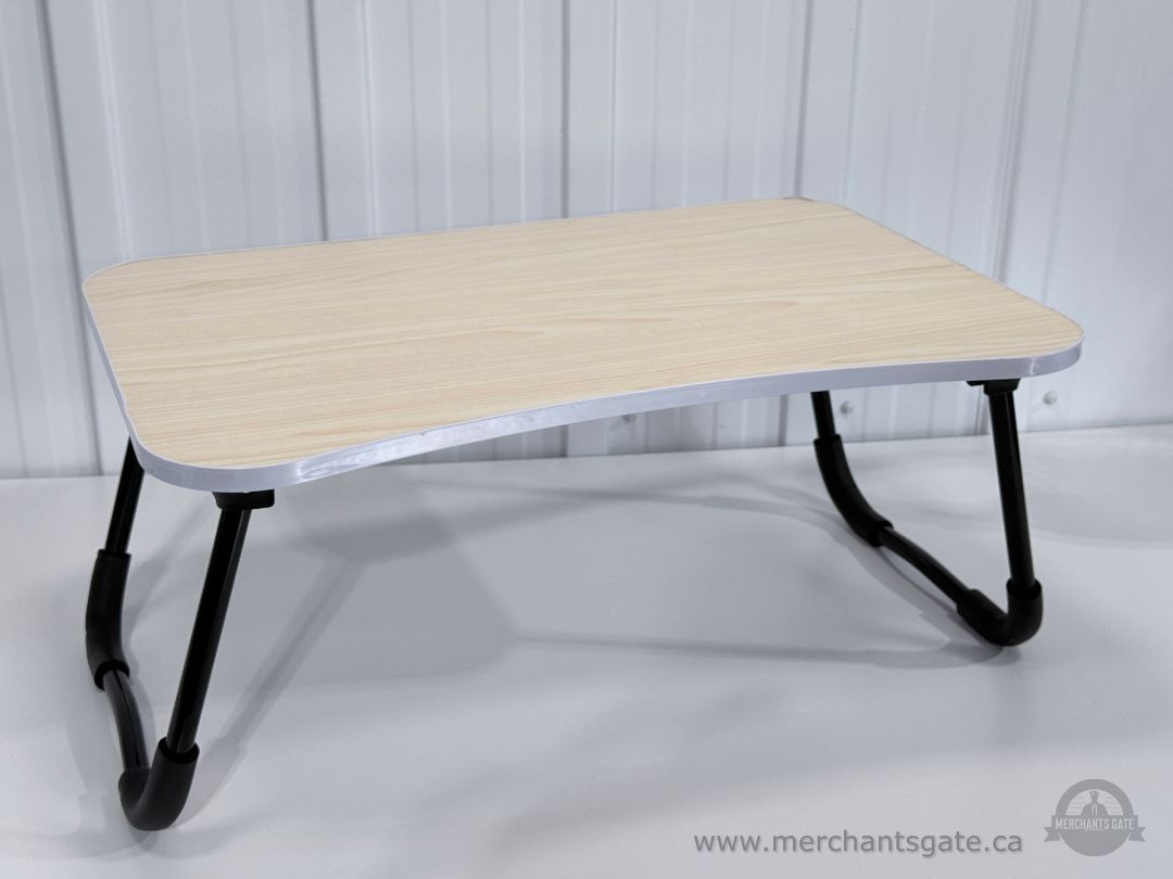 Folding Lap Desk Bed Tray Table Portable Laptop Breakfast Table Foldable Legs