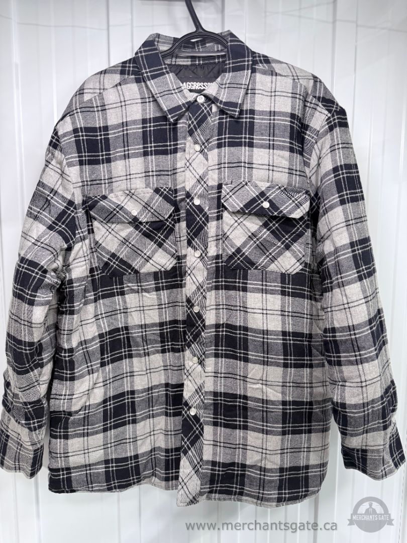 Men's XL Plaid Flannel Shirt Jacket Lot Burton Salomon Aggressor 5 Pieces