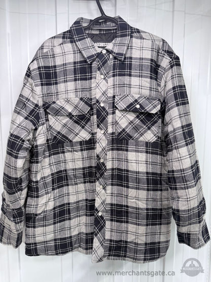 Men's XL Plaid Flannel Shirt Jacket Lot Burton Salomon Aggressor 5 Pieces