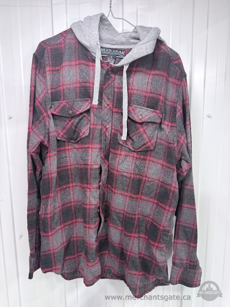 Men's XL Plaid Flannel Shirt Jacket Lot Burton Salomon Aggressor 5 Pieces