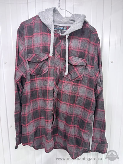 Men's XL Plaid Flannel Shirt Jacket Lot Burton Salomon Aggressor 5 Pieces